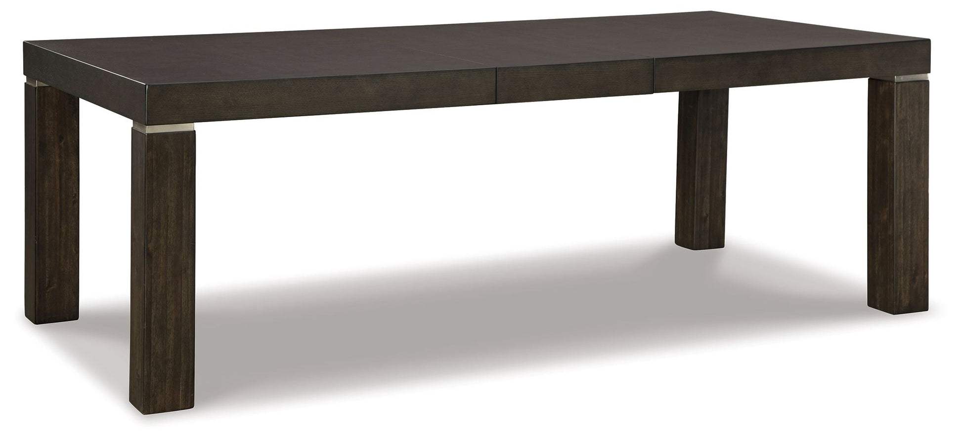 Signature Design by Ashley® Hyndell - Dark Brown - Rectangular Dining Room Extension Table | Meri Furniture