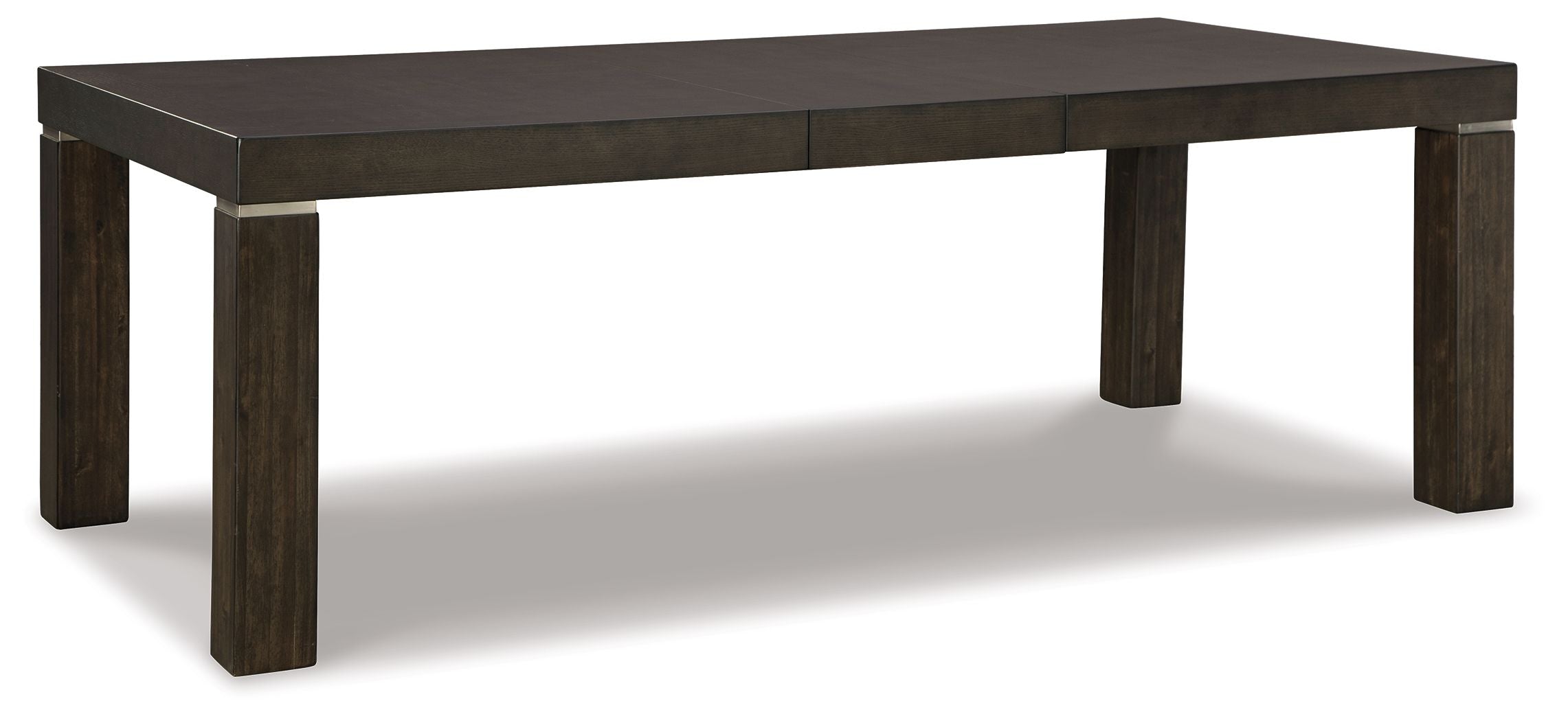 Signature Design by Ashley® Hyndell - Dark Brown - Rectangular Dining Room Extension Table | Meri Furniture