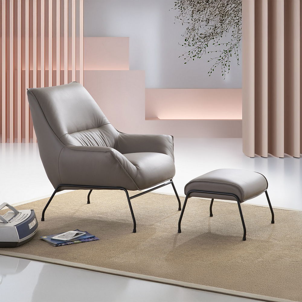 Jabel - Accent Chair & Ottoman