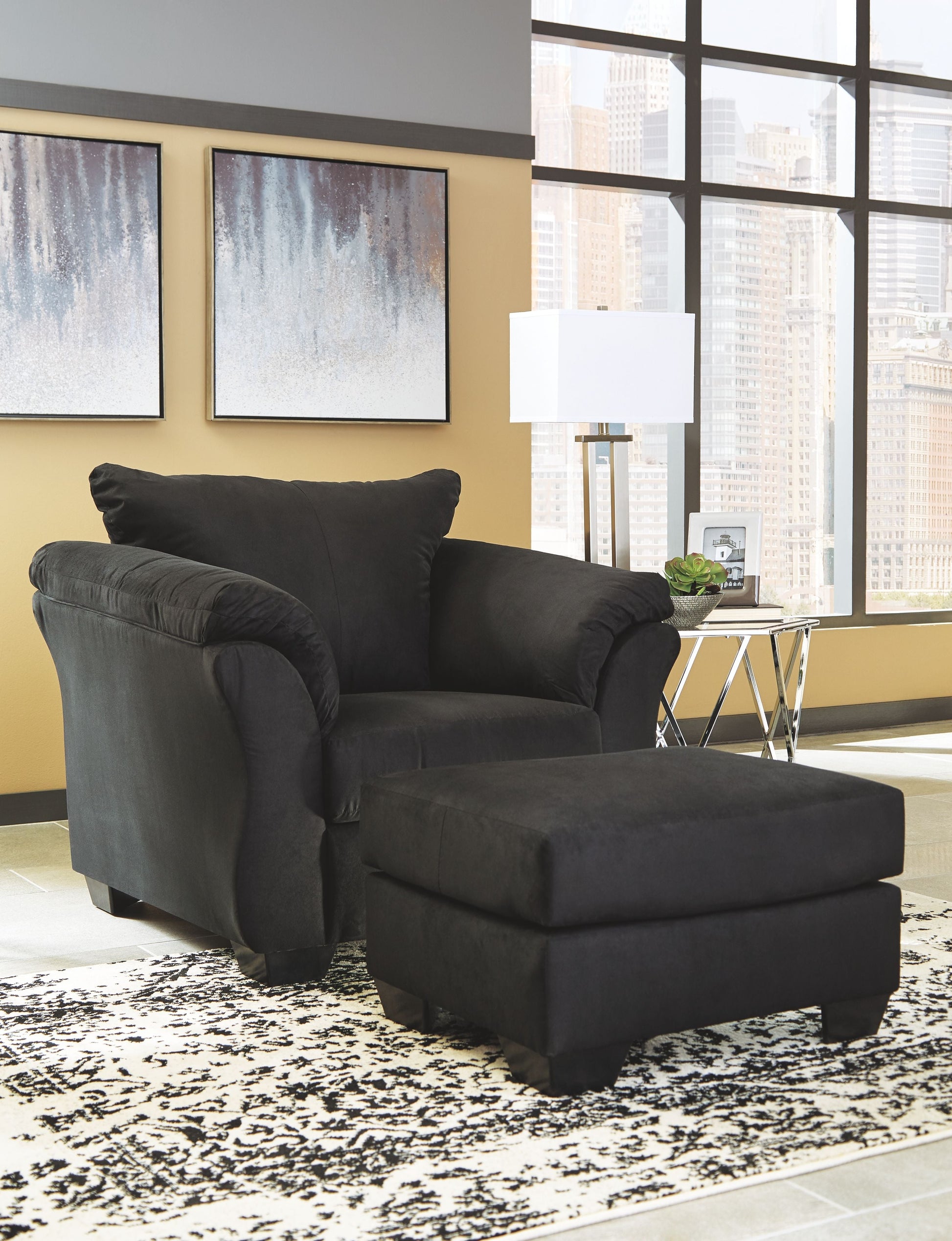 Ashley Furniture Darcy - Ottoman | Meri Furniture
