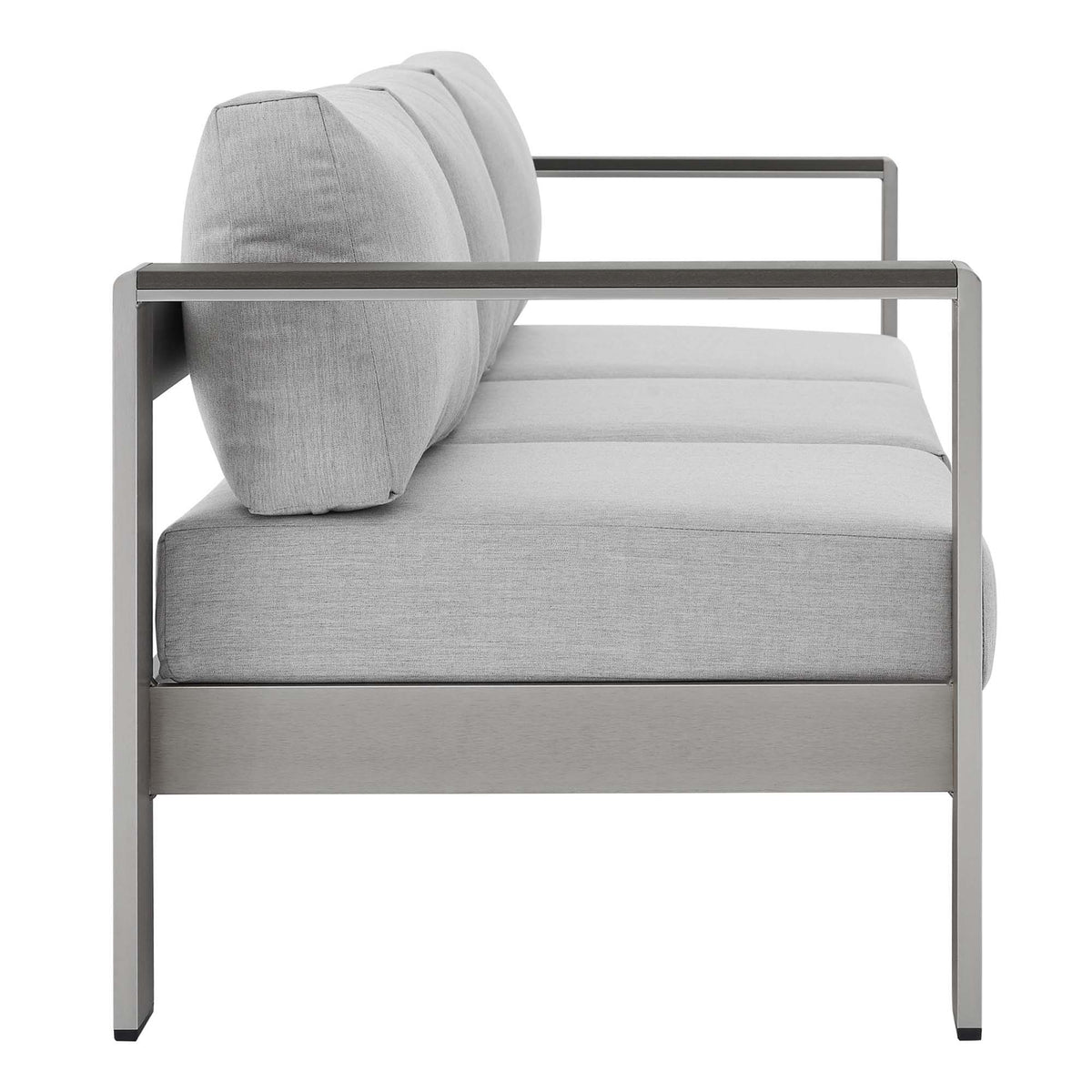 Shore Sunbrella® Fabric Aluminum Outdoor Patio Sofa by Modway