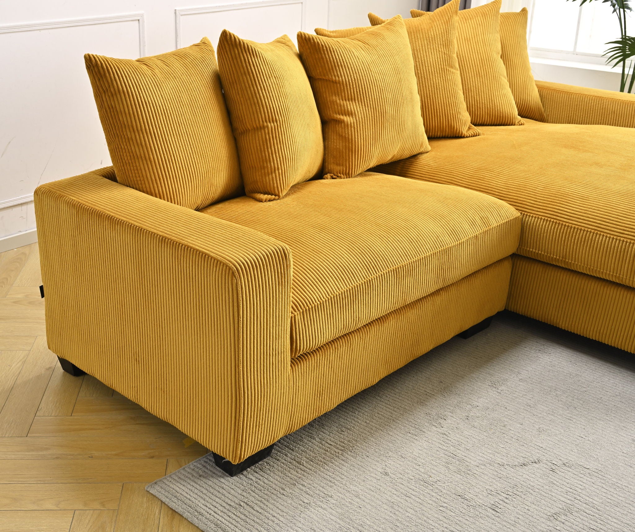 Luxe - Oversized 2 Piece Sectional Couches For Living Room, L Shaped Sofa With Chaise