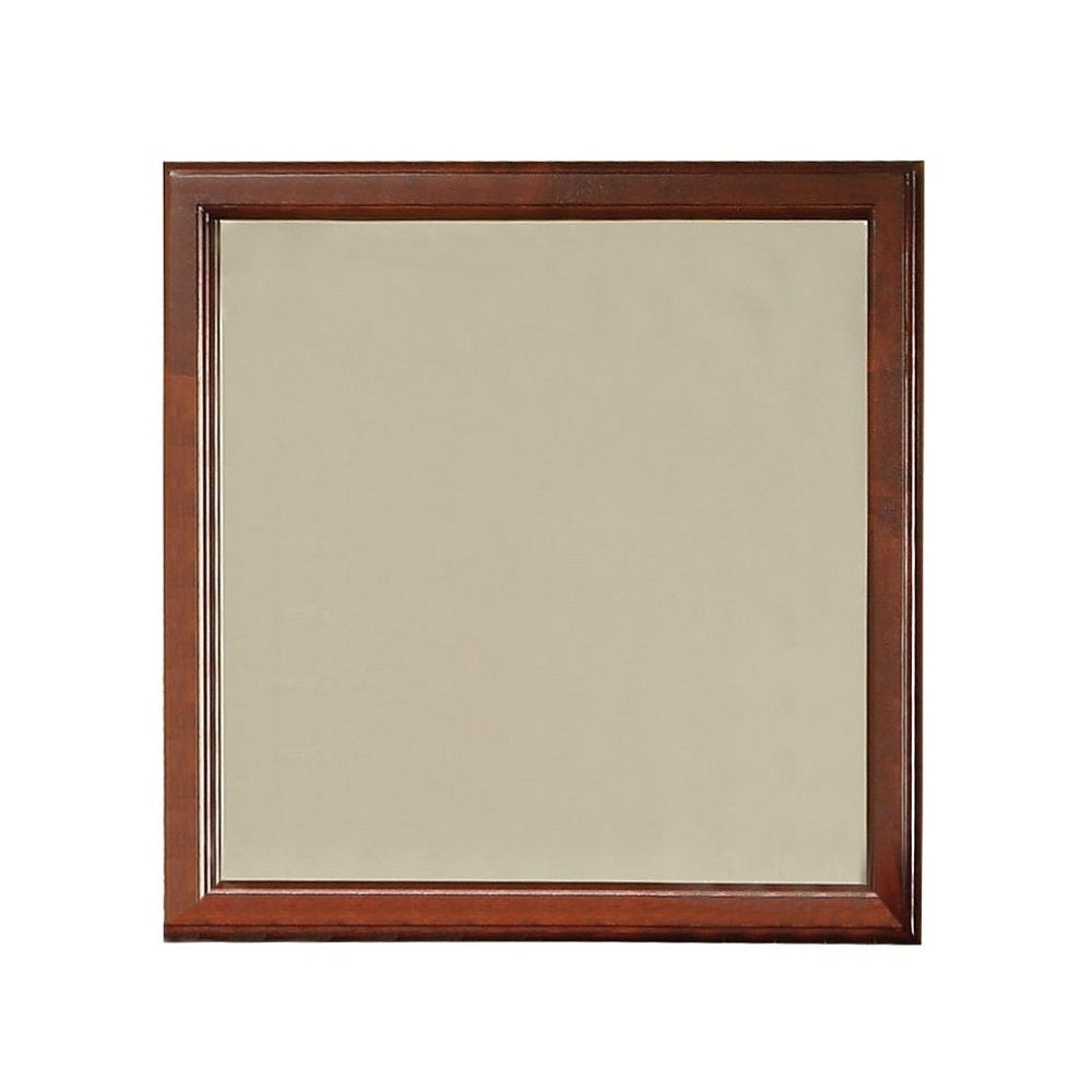 ACME This mirror simple in style with a rectangular frame. It will be the perfect complement from the most sophisticated to decor casual settings. | Meri Furniture