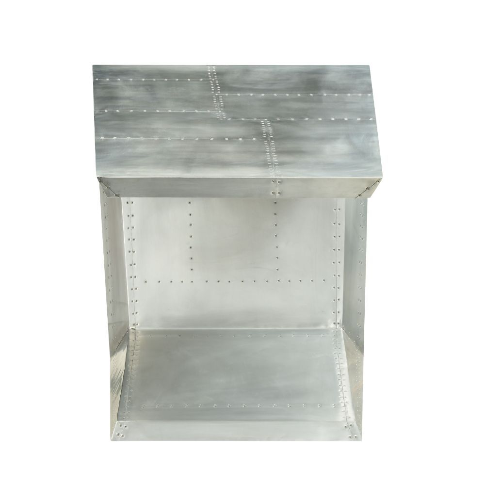 ACME Brancaster - Desk - Aluminum | Meri Furniture