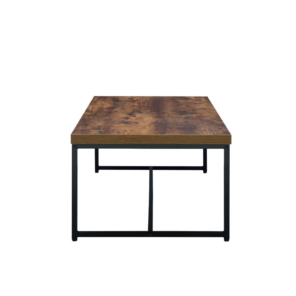 Bob - Coffee Table - Weathered Oak & Black