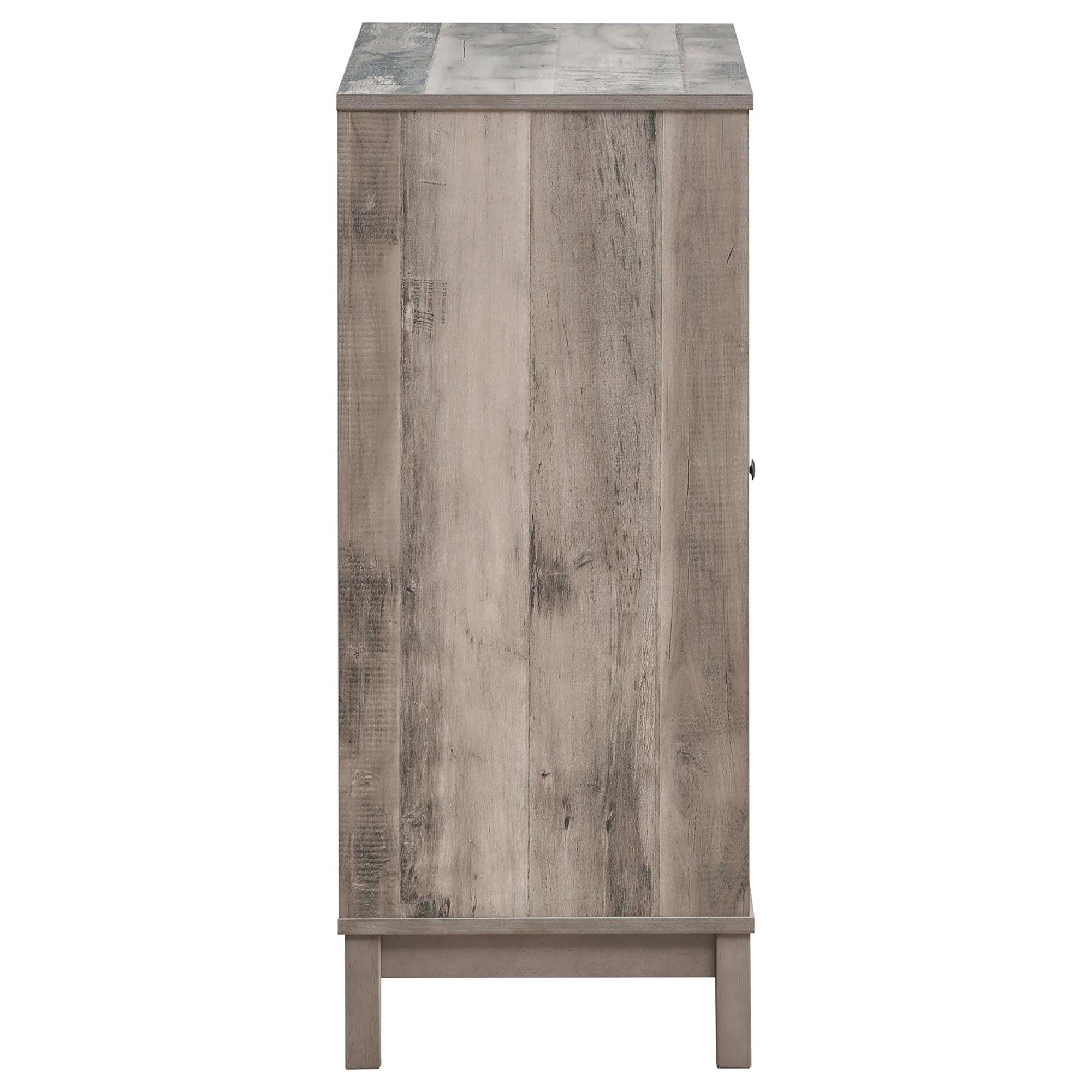 Wine Cabinet With 2 Doors - Gray