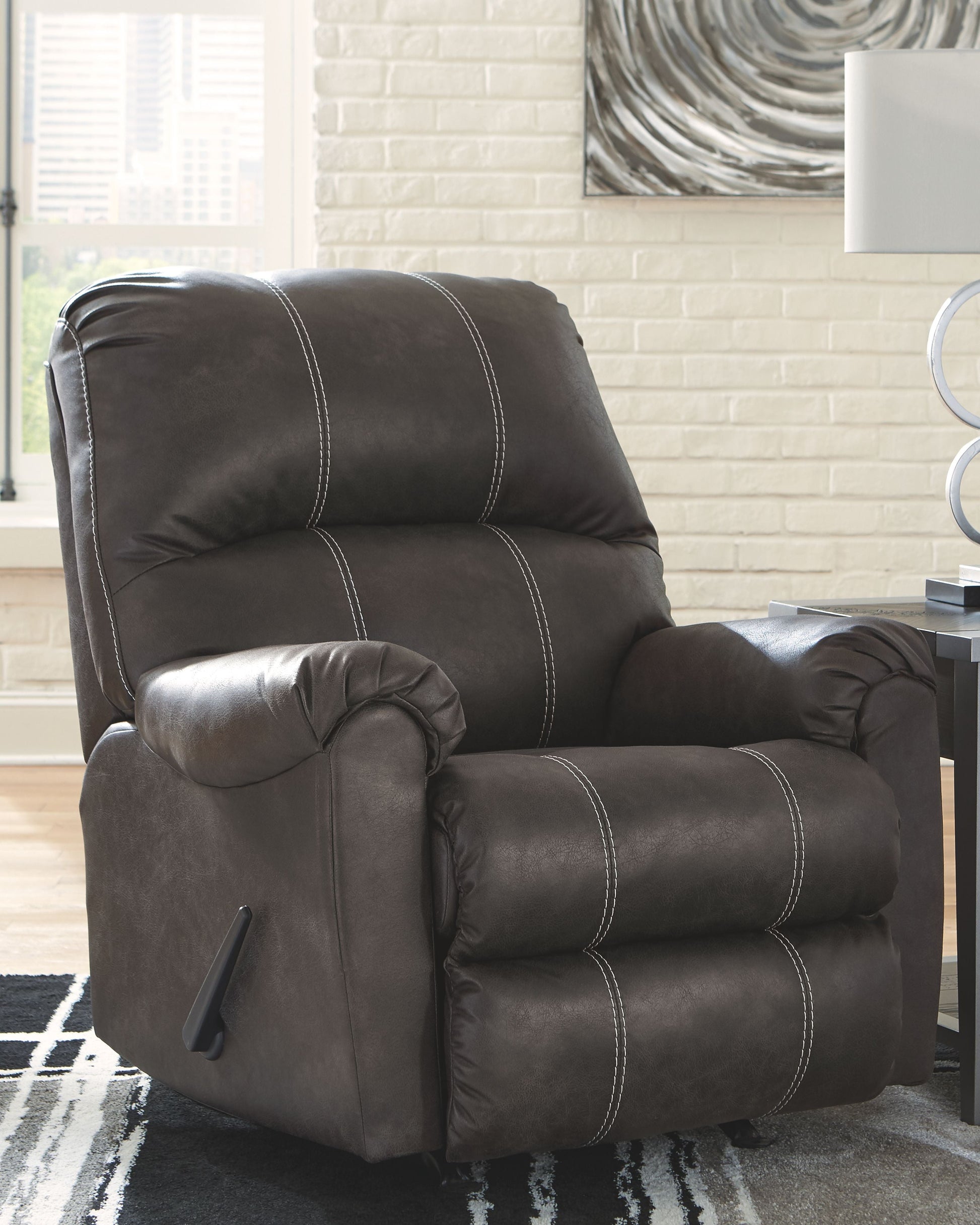 Ashley Furniture Kincord - Midnight - Rocker Recliner | Meri Furniture