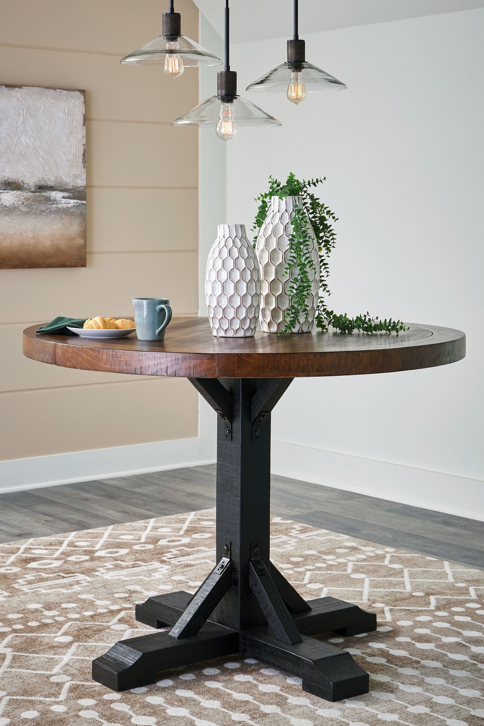 Signature Design by Ashley® Valebeck - Multi - Counter Height Dining Table | Meri Furniture
