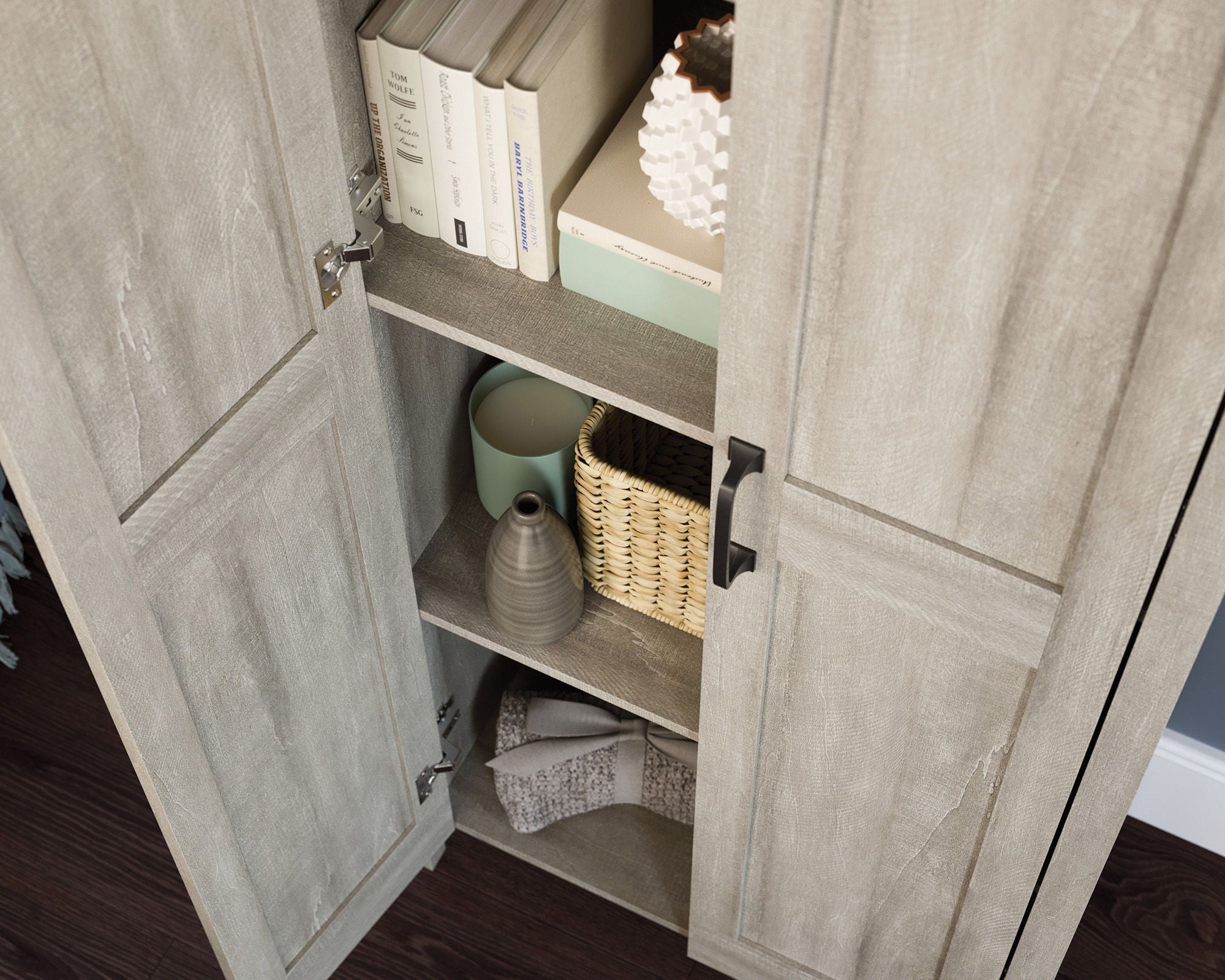 Spring Maple Two-Door Storage Cabinet