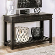 Furniture of America Mcallen - Sofa Table - Rustic Black | Meri Furniture