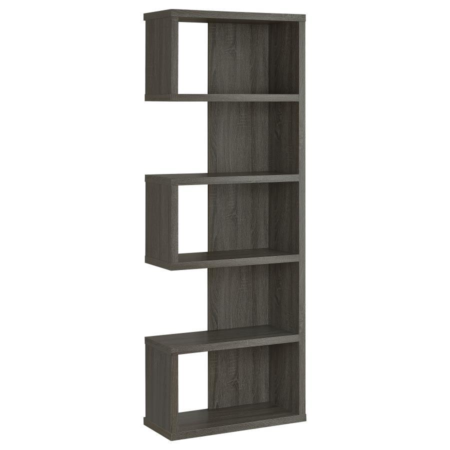 Coaster Fine Furniture Joey - 5-tier Alternating Boxes Design Bookcase | Meri Furniture