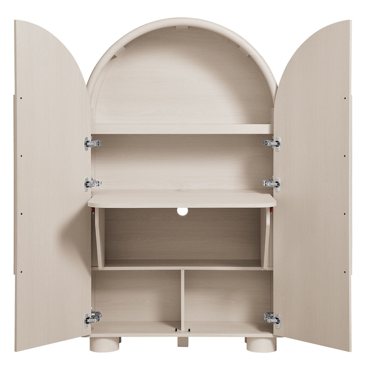 Bellamy Arched Fold-Out Desk Cabinet by Modway