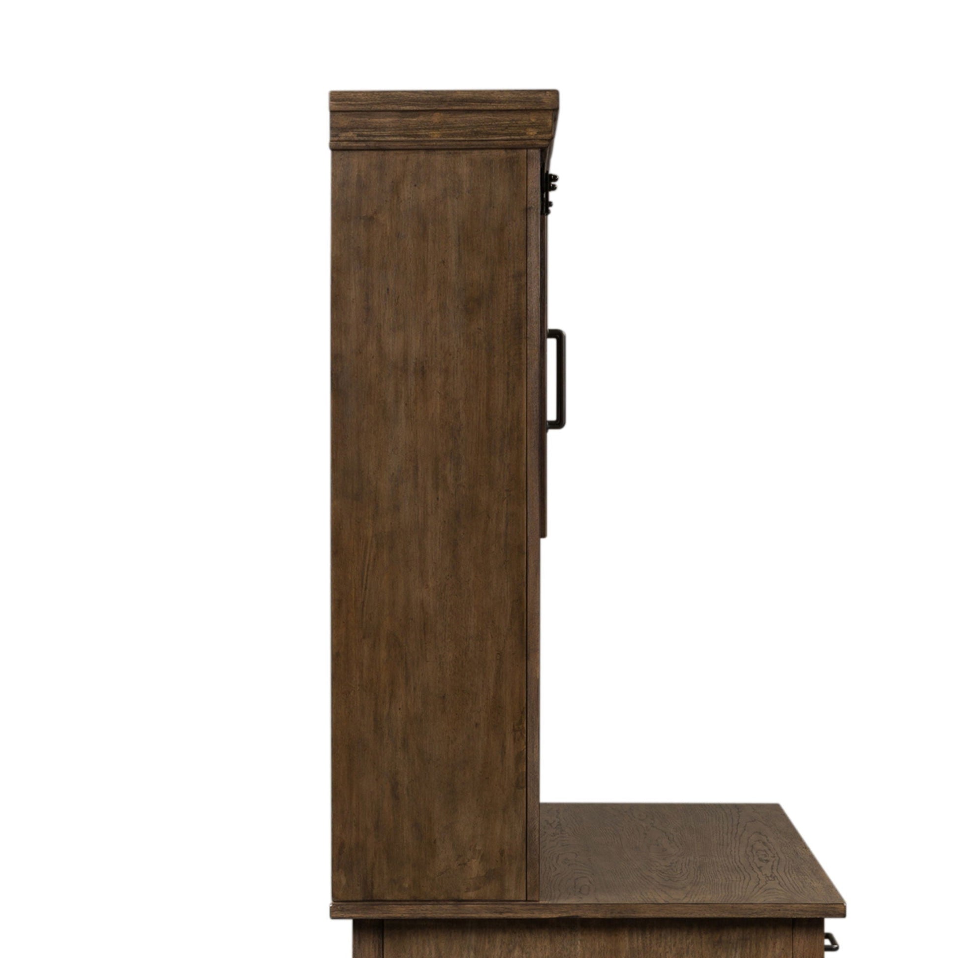 Liberty Furniture Sonoma Road - Credenza Hutch - Light Brown | Meri Furniture