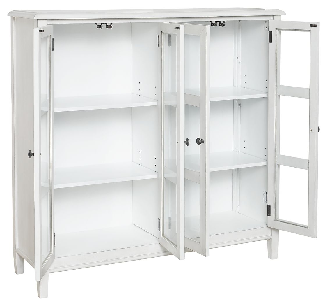 Signature Design by Ashley® Kanwyn - Whitewash - Accent Cabinet | Meri Furniture