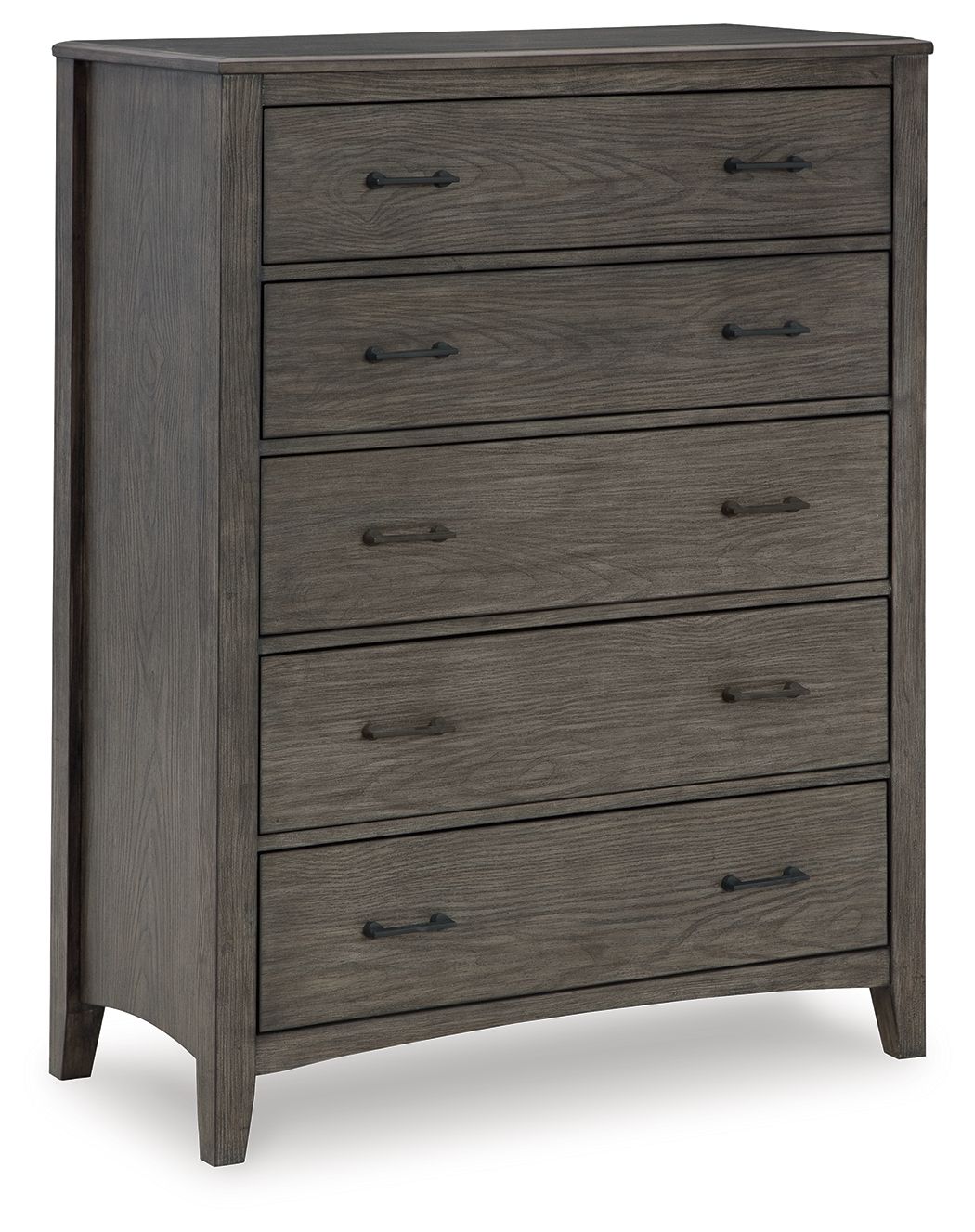Signature Design by Ashley® Montillan - Grayish Brown - Five Drawer Chest | Meri Furniture