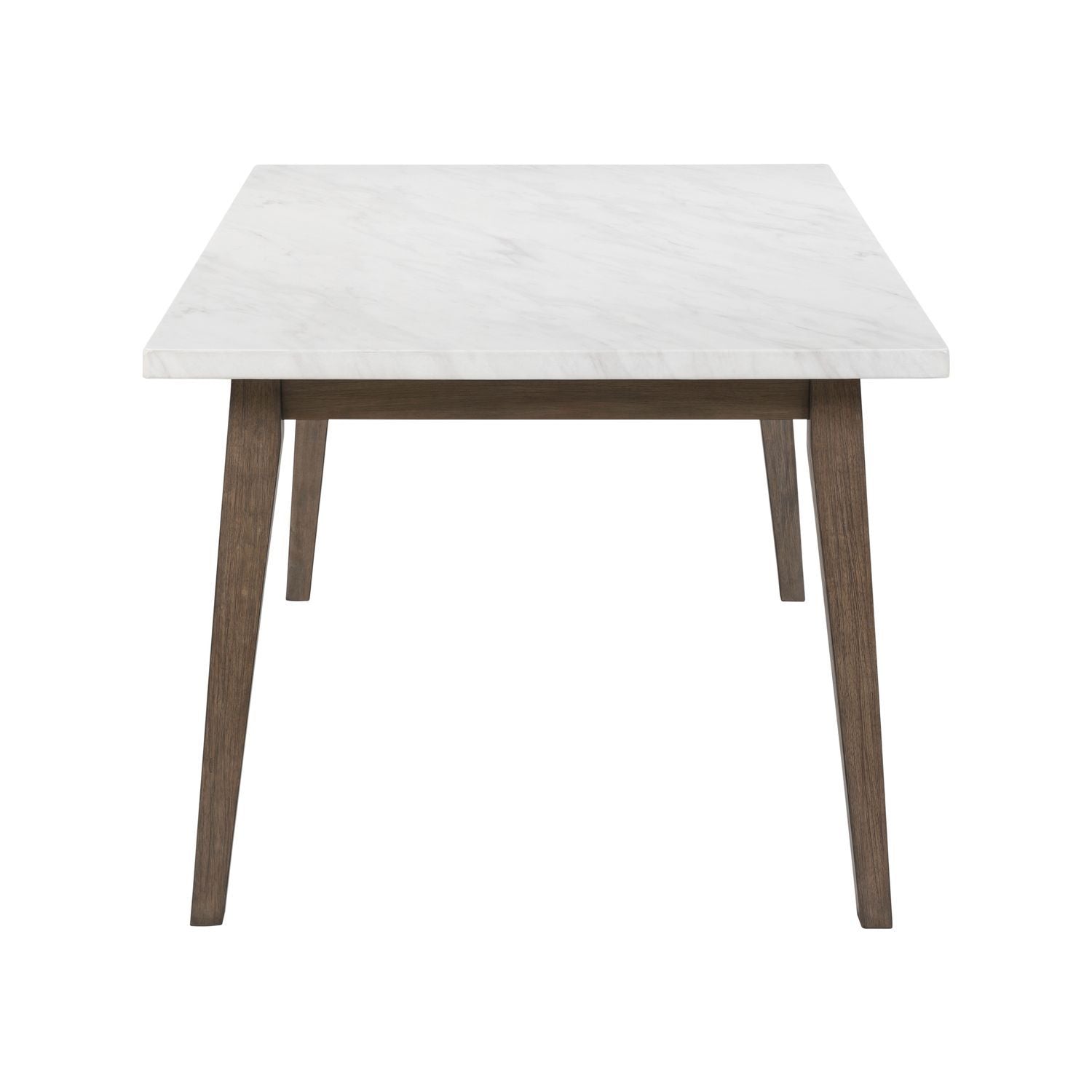 Edison - Rectangular Leg Table With Faux Marble Top - Brownstone