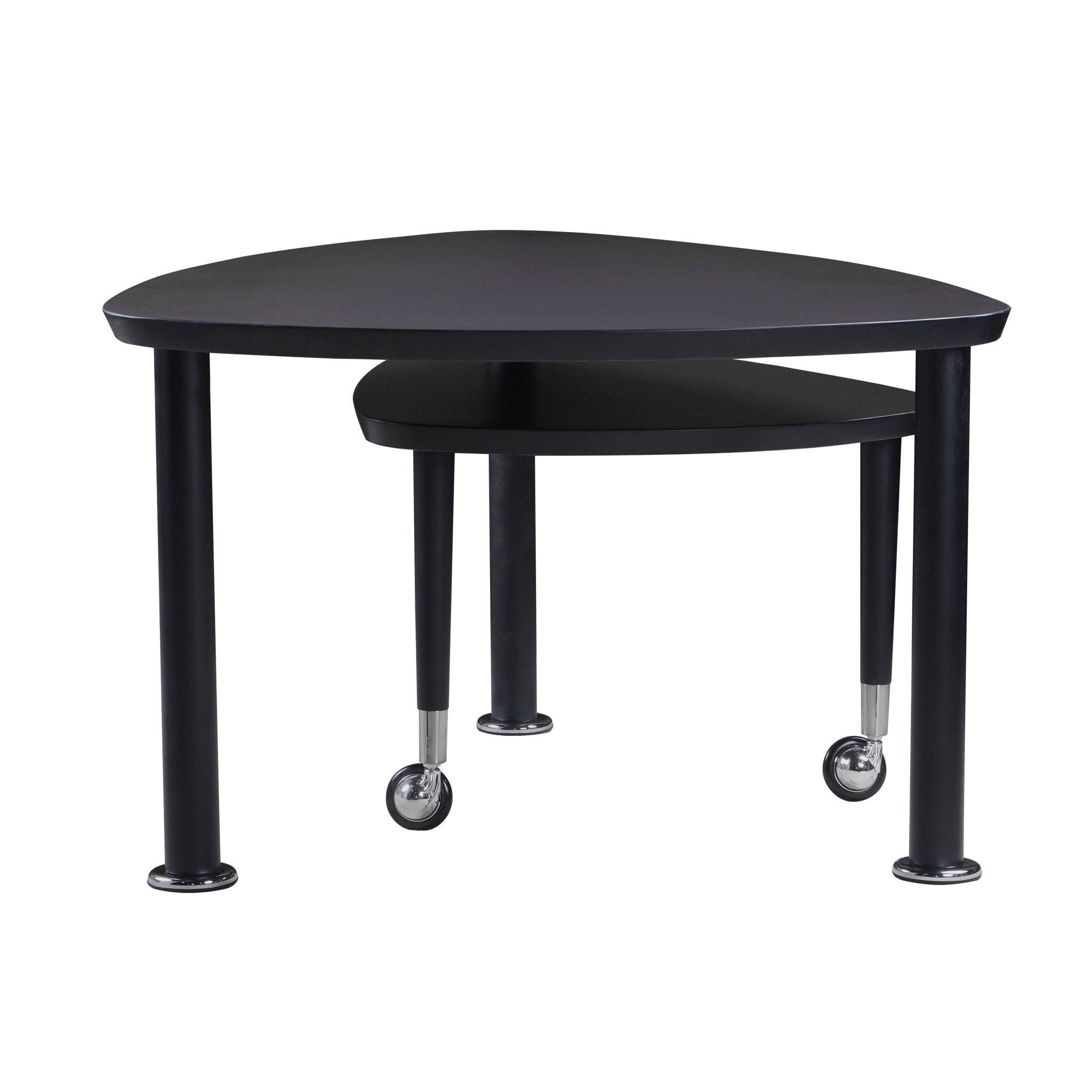 360 Degree Rotatable Coffee Table With Solid Legs