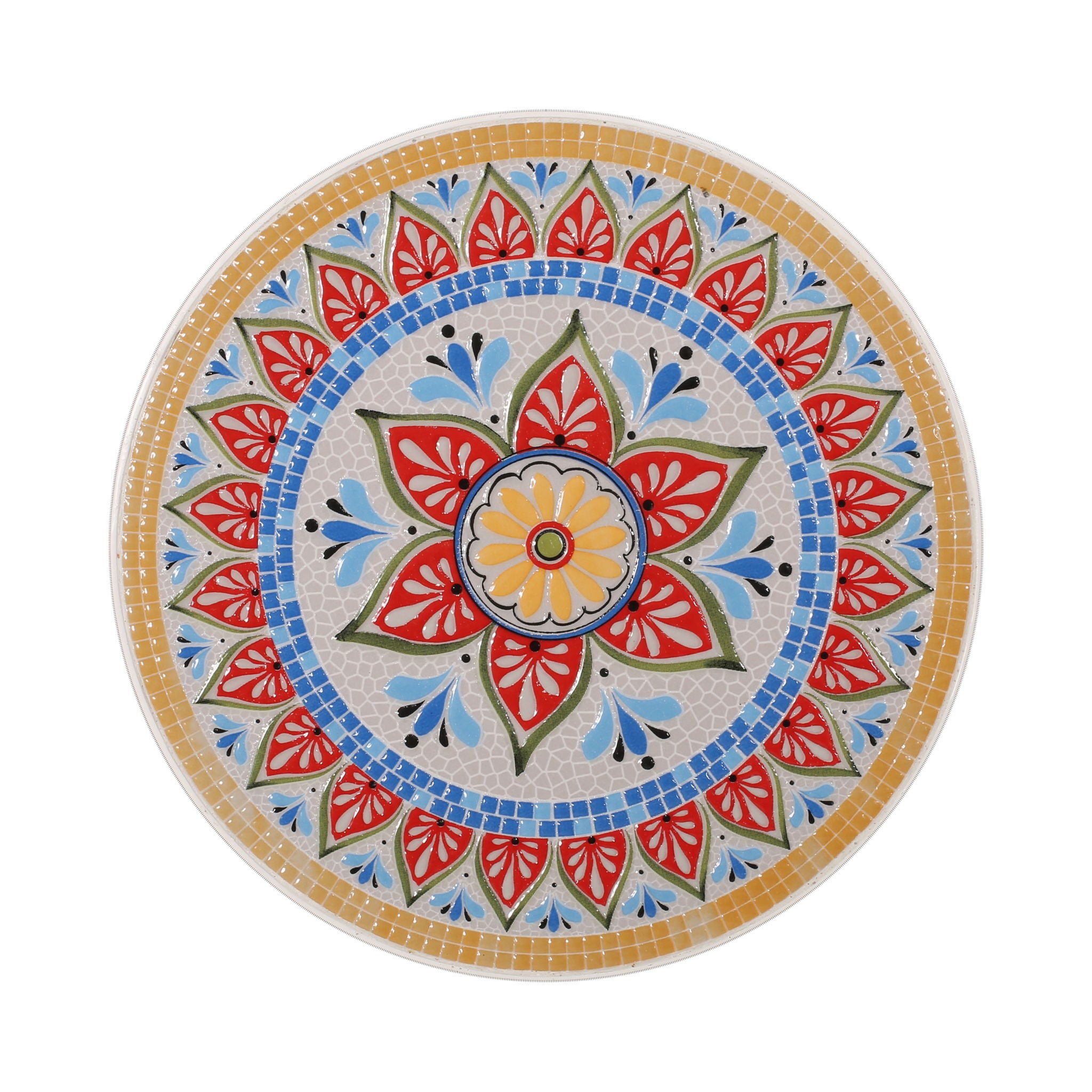 Cranbrook - Side Table With Tile Mosaic Top