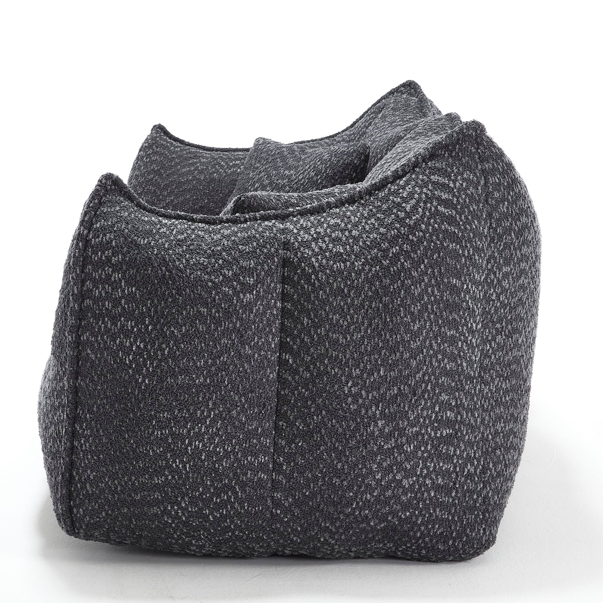 Comfortable Dual Beanbag Chair With High Resilience Foam Core For 2 People