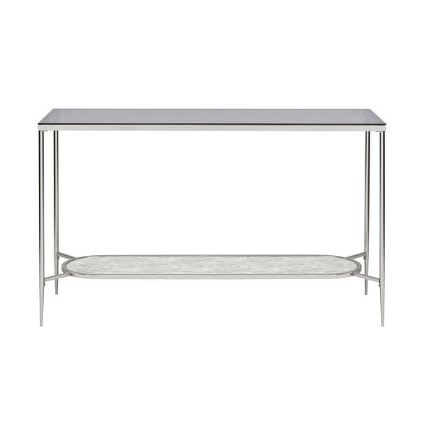 ACME Adelrik - Accent Table - Glass & Chrome Finish | Meri Furniture