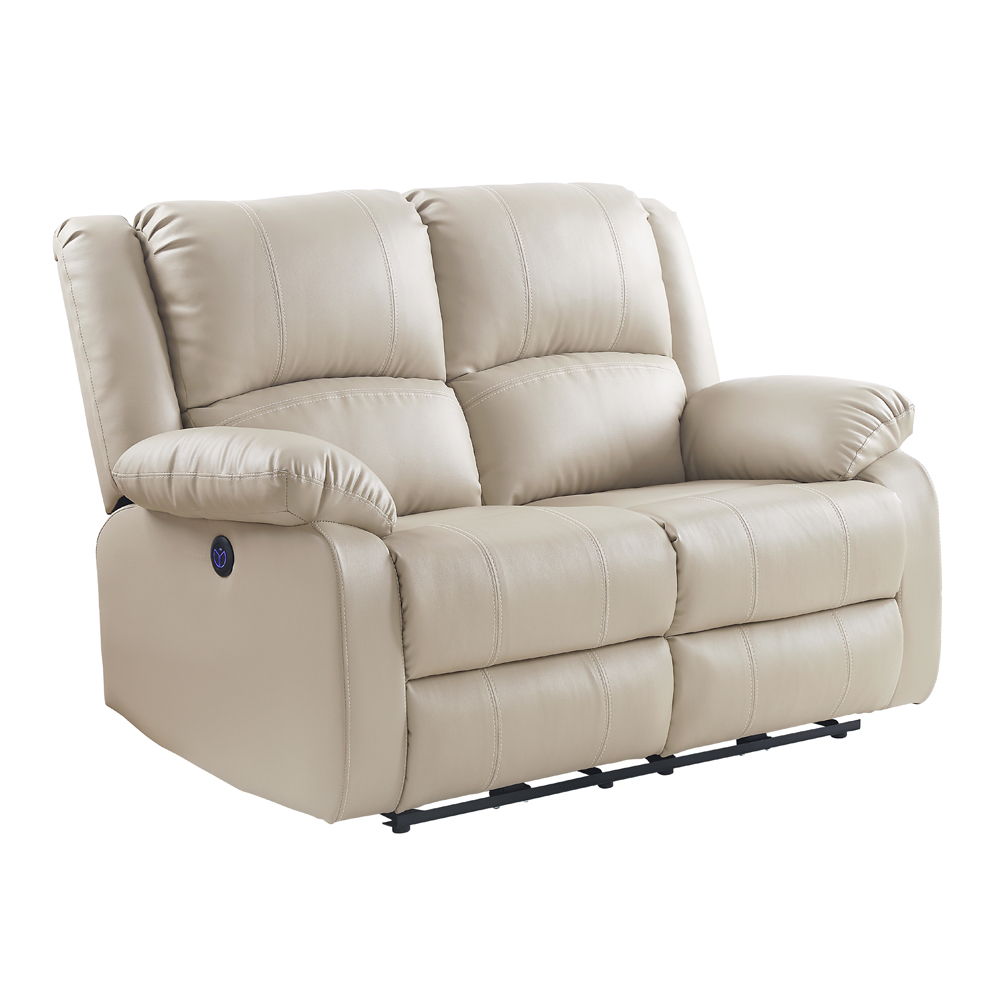 ACME Zuriel - Power Motion Loveseat With USB - Beige | Meri Furniture
