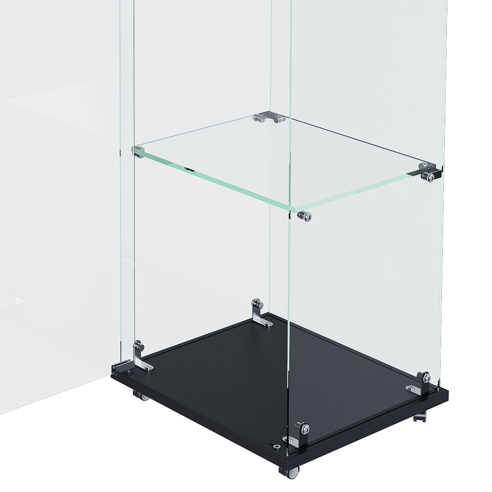 Premium 5 Tier Glass Display Case With 5 Dynamic LED Modes