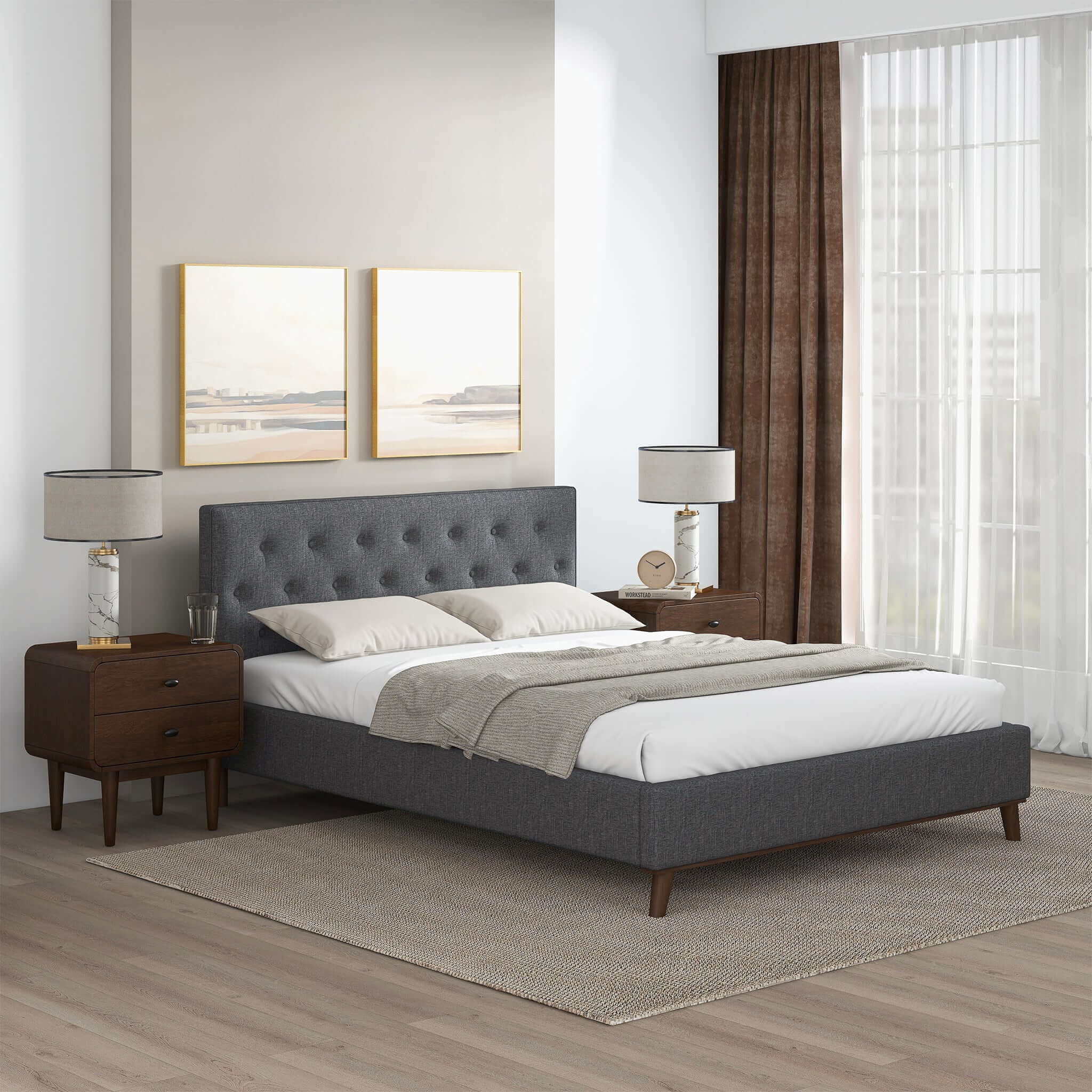 Graceville - Elegant Design Platform Bed