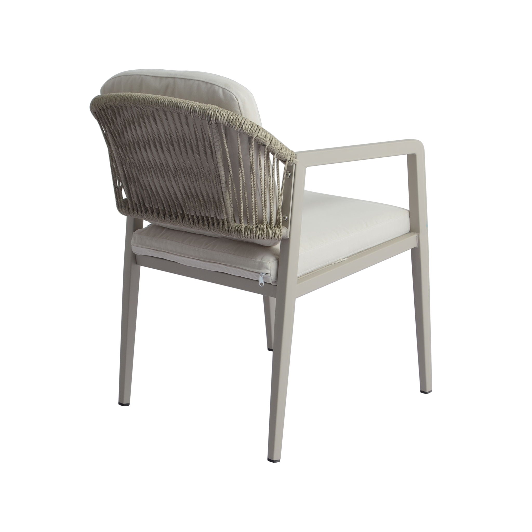 Modern Outdoor Dining Set With Expandable Acacia Wood Table