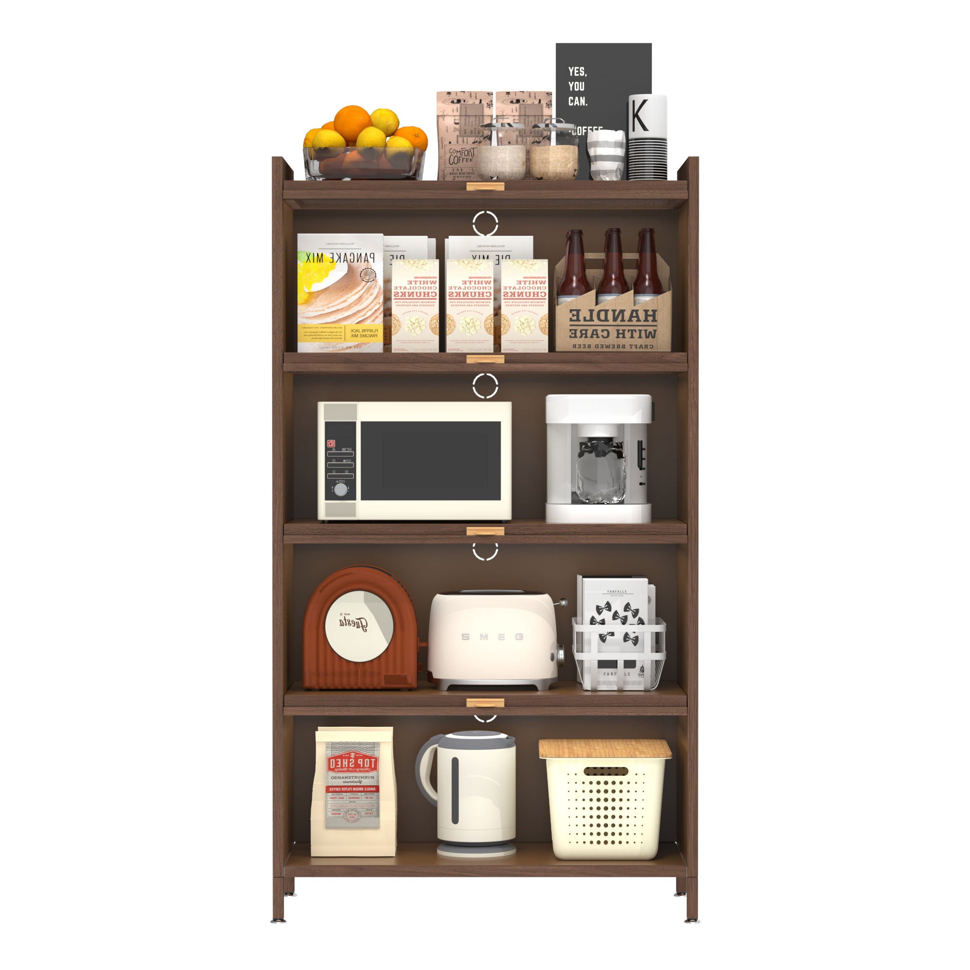 Flip Doors Cabinet, With Ample Storage Space