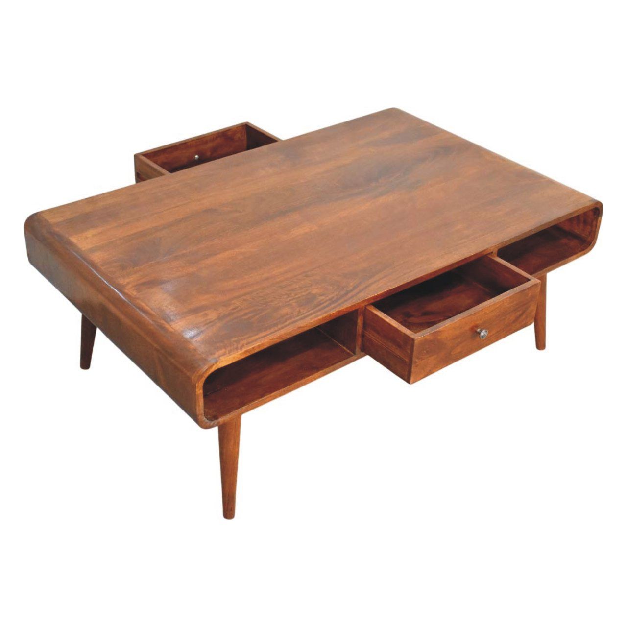 Avora - 2 Drawer Coffee Table - Brown