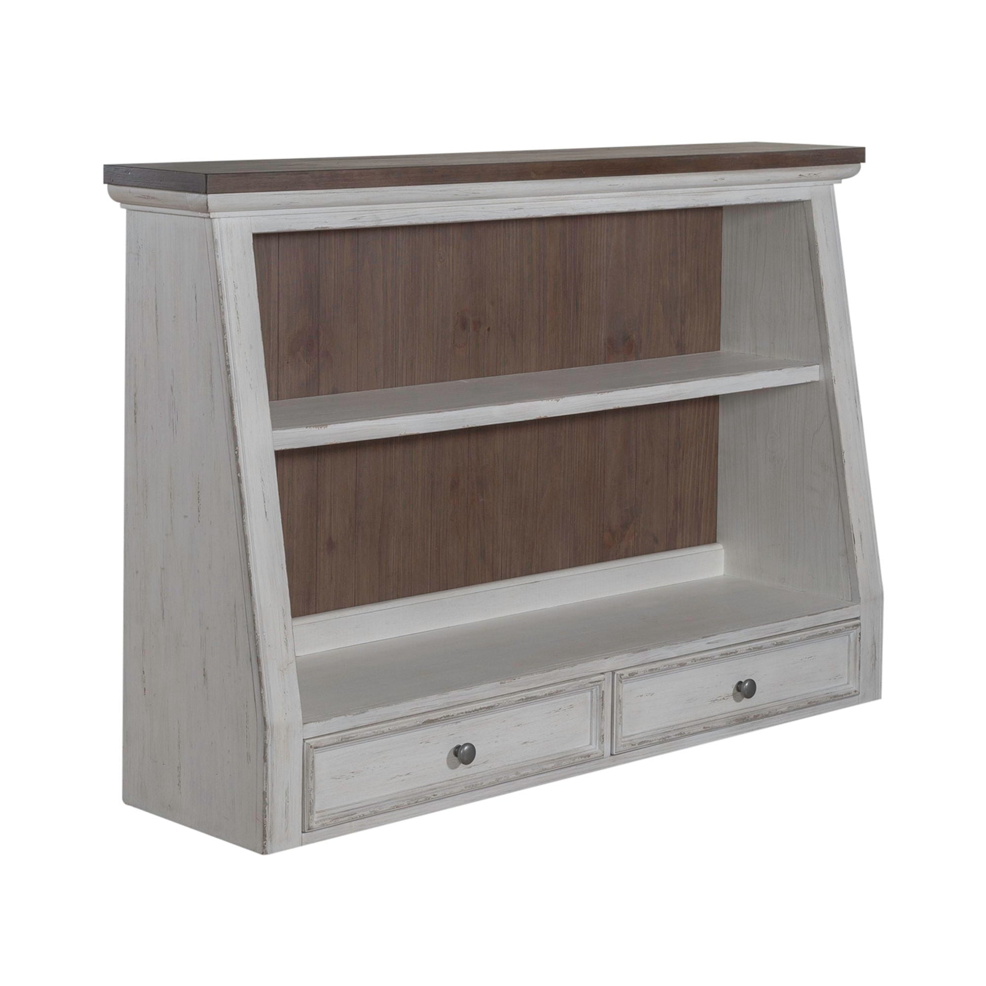 Liberty Furniture River Place - Angled Server Hutch - White | Meri Furniture