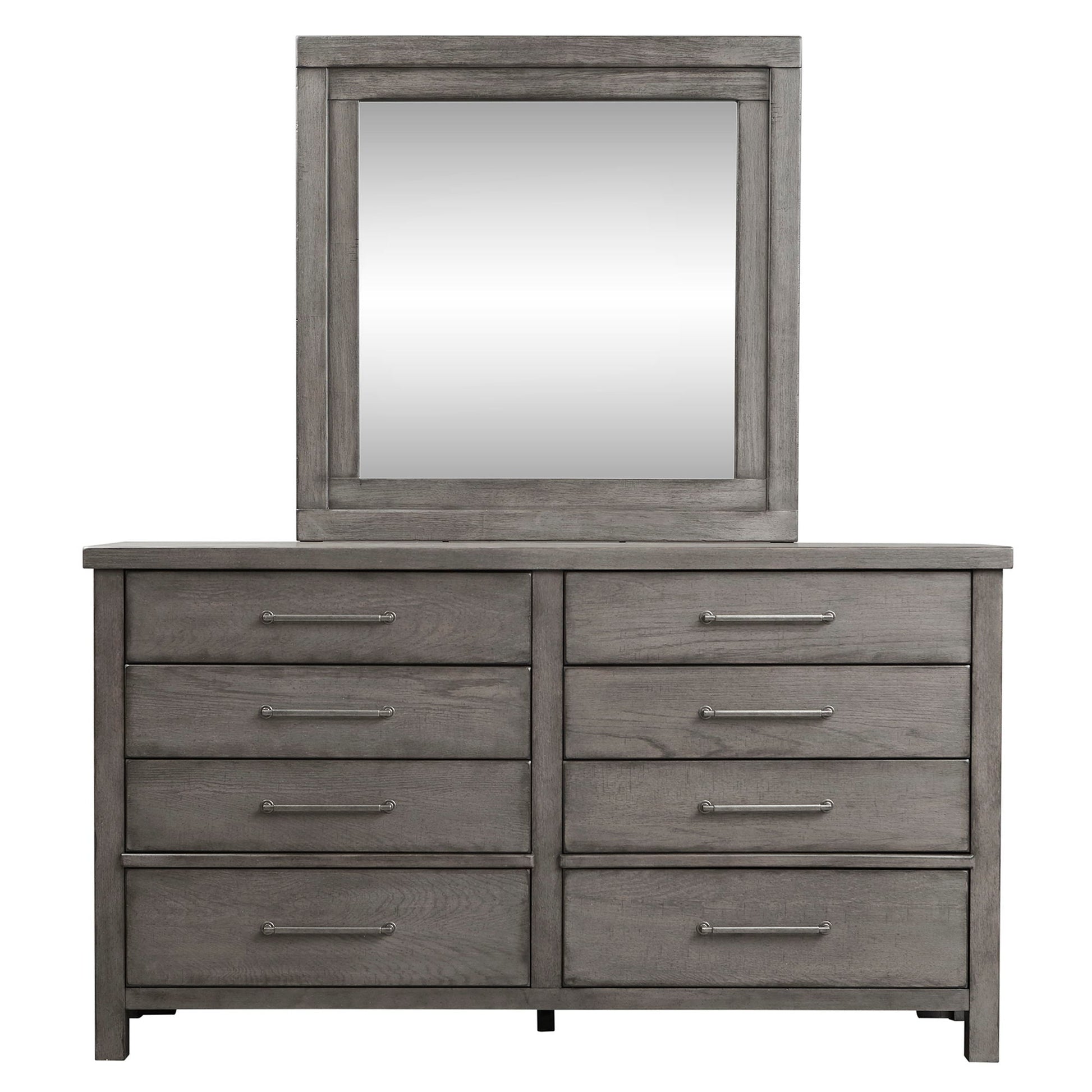 Liberty Furniture Modern Farmhouse - Dresser & Mirror | Meri Furniture
