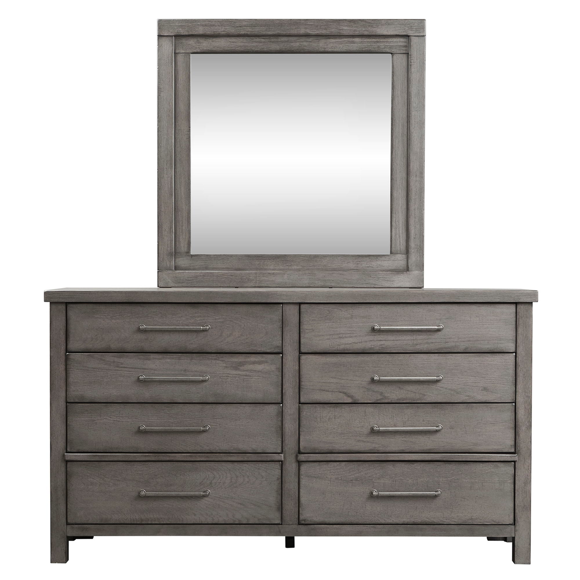 Liberty Furniture Modern Farmhouse - Dresser & Mirror | Meri Furniture