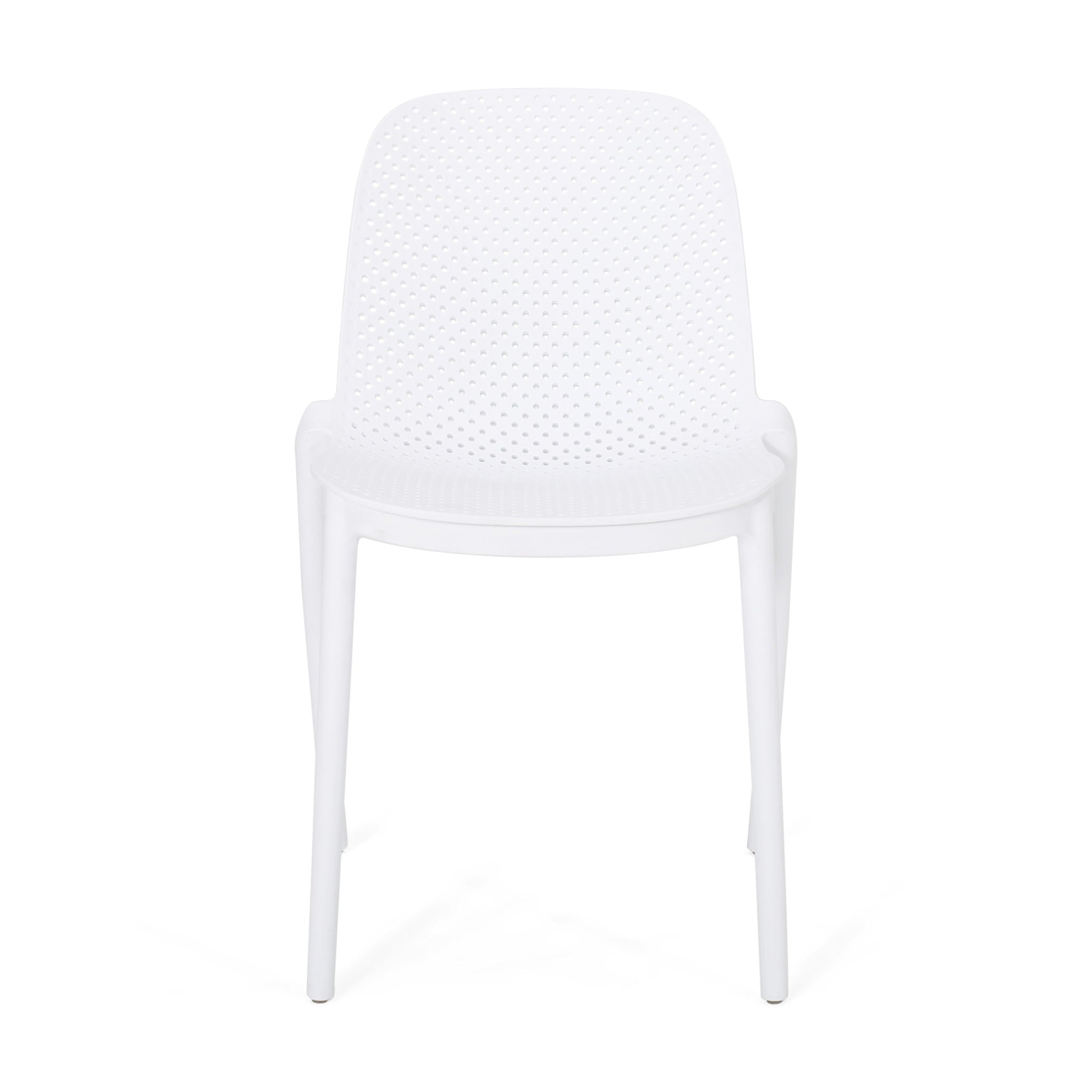 Outdoor Stacking Dining Side Chair (Set of 2)