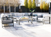 Signature Design by Ashley® Amora - Charcoal Gray - 6 Pc. - Lounge Set | Meri Furniture