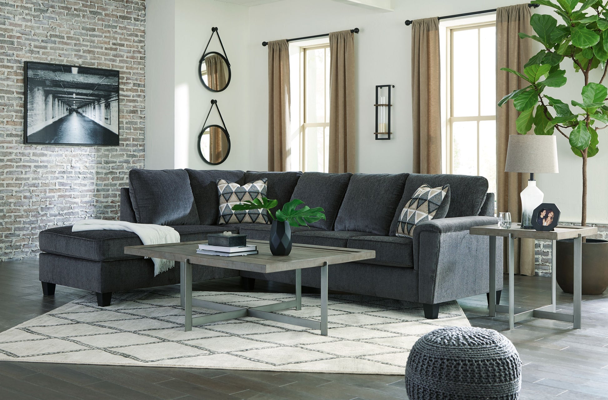 Millennium® by Ashley Abinger - Sectional | Meri Furniture