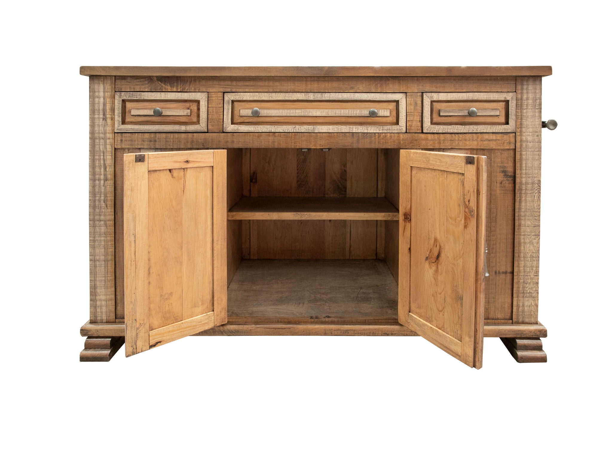 Marquez - Kitchen Island - Two Tone Light Brown