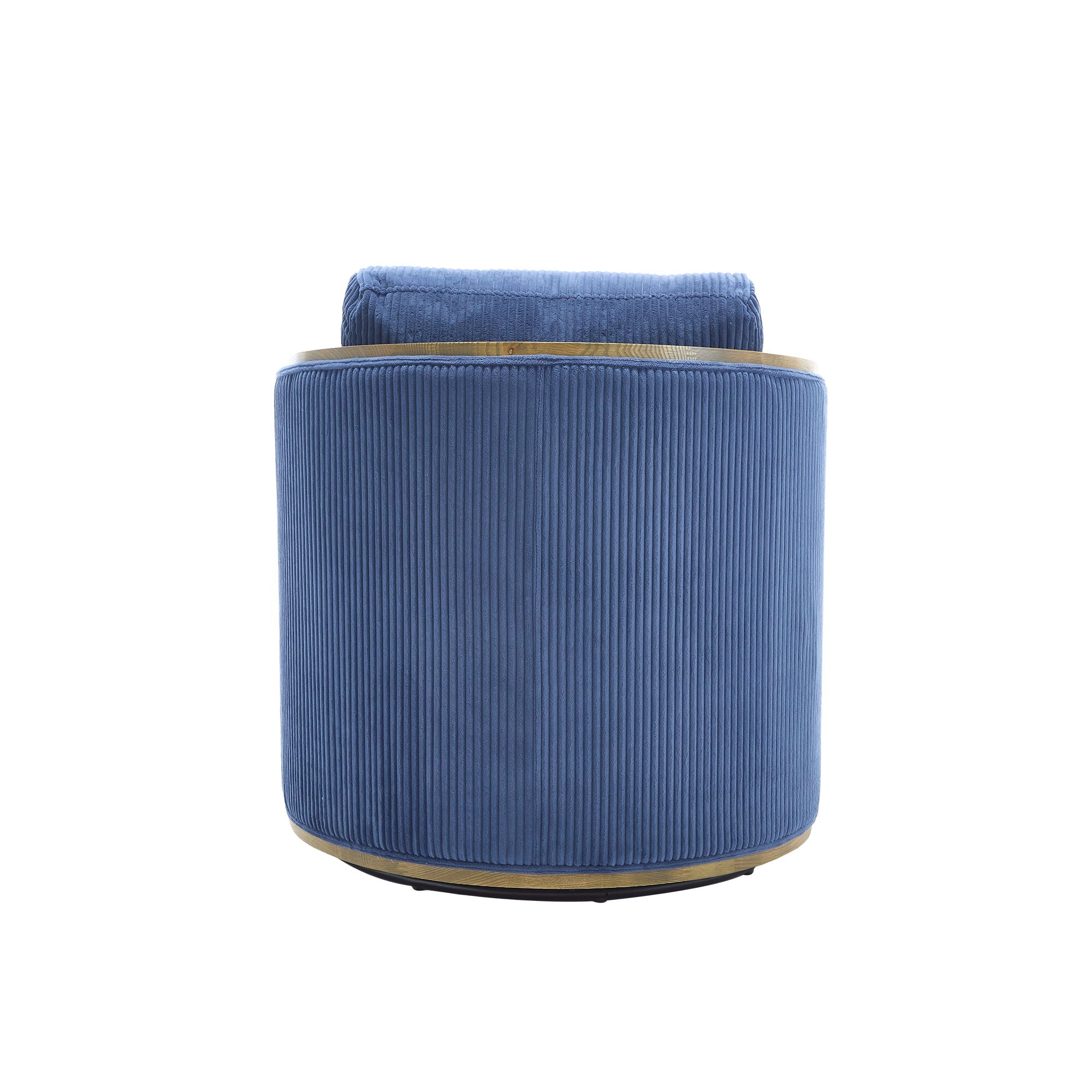 Corduroy Barrel Chair, 360 Degree Swivel