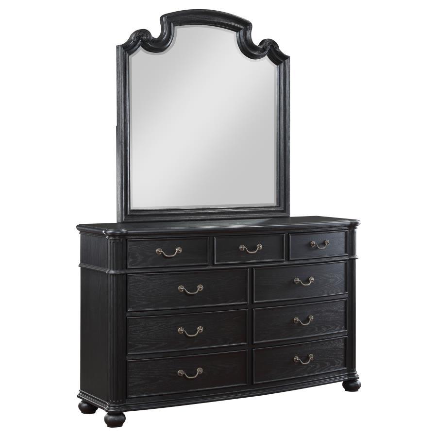 Coaster Fine Furniture Celina - 9-Drawer Dresser - Black | Meri Furniture