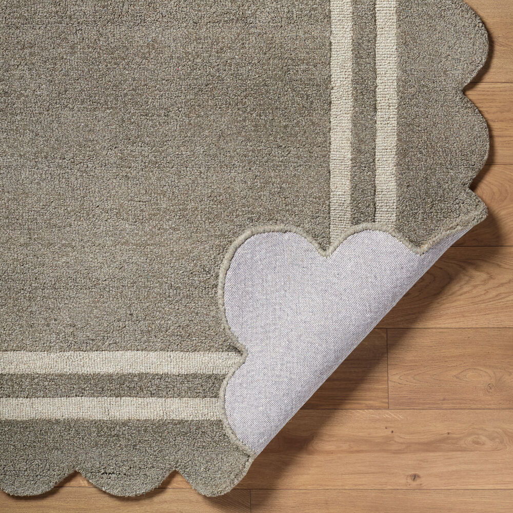 Scalloped Handmade Rug