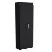 Clinton - Pantry Cabinet Kitchen Storage - Black