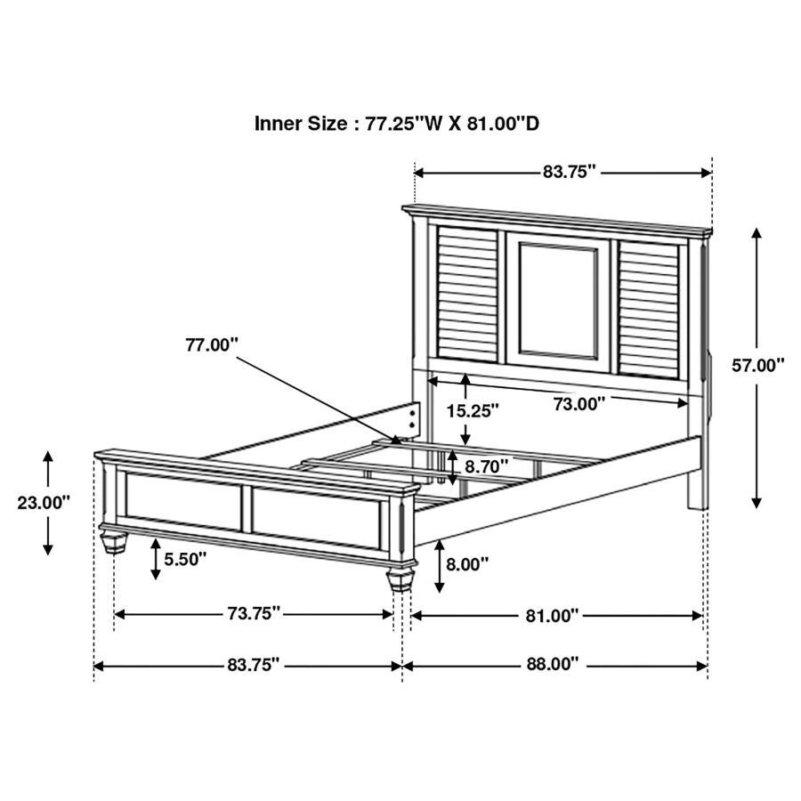 Coaster Fine Furniture Franco - Wood Panel Bed | Meri Furniture