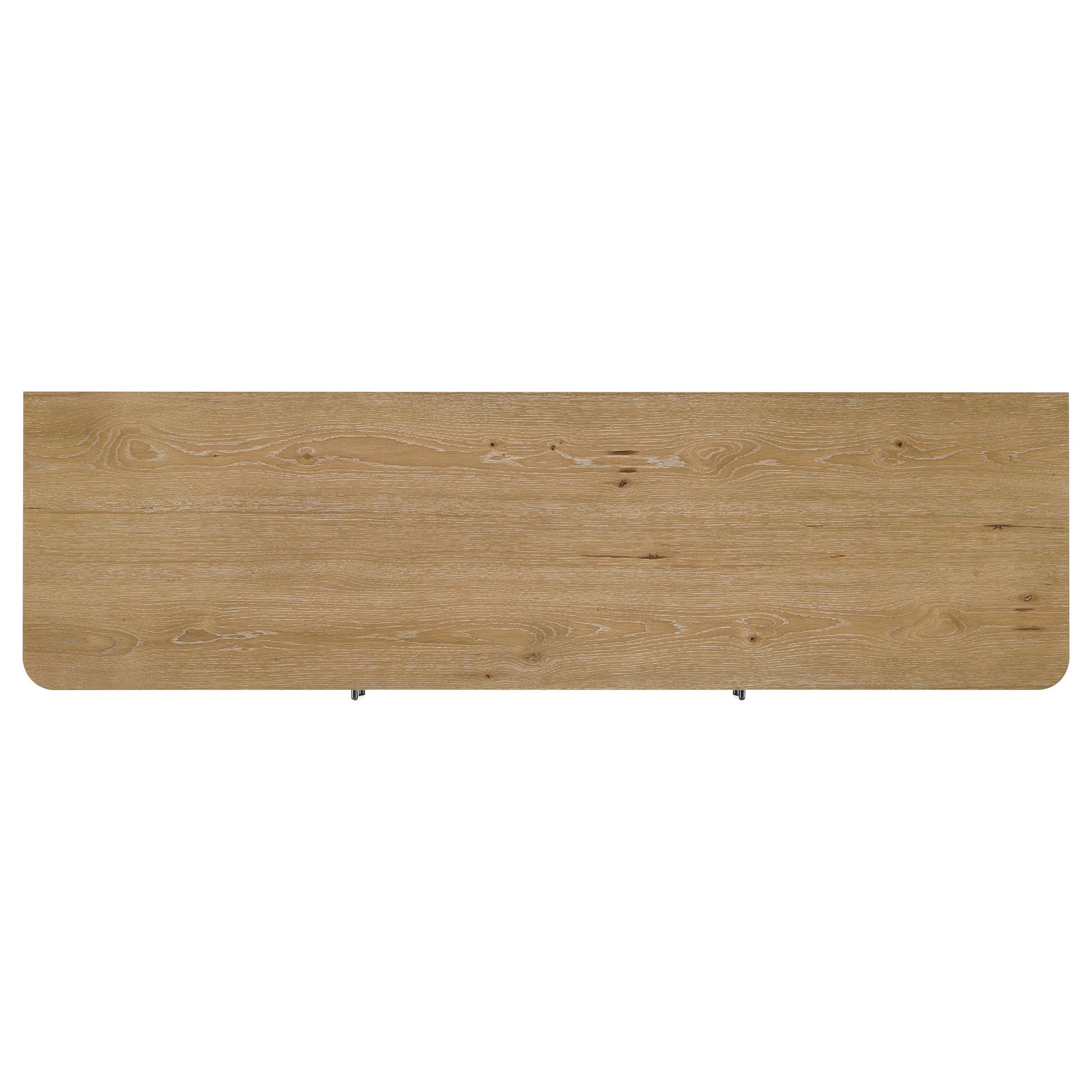 Rowe 65-inch 2-door Wood TV Stand Media Console Light Oak
