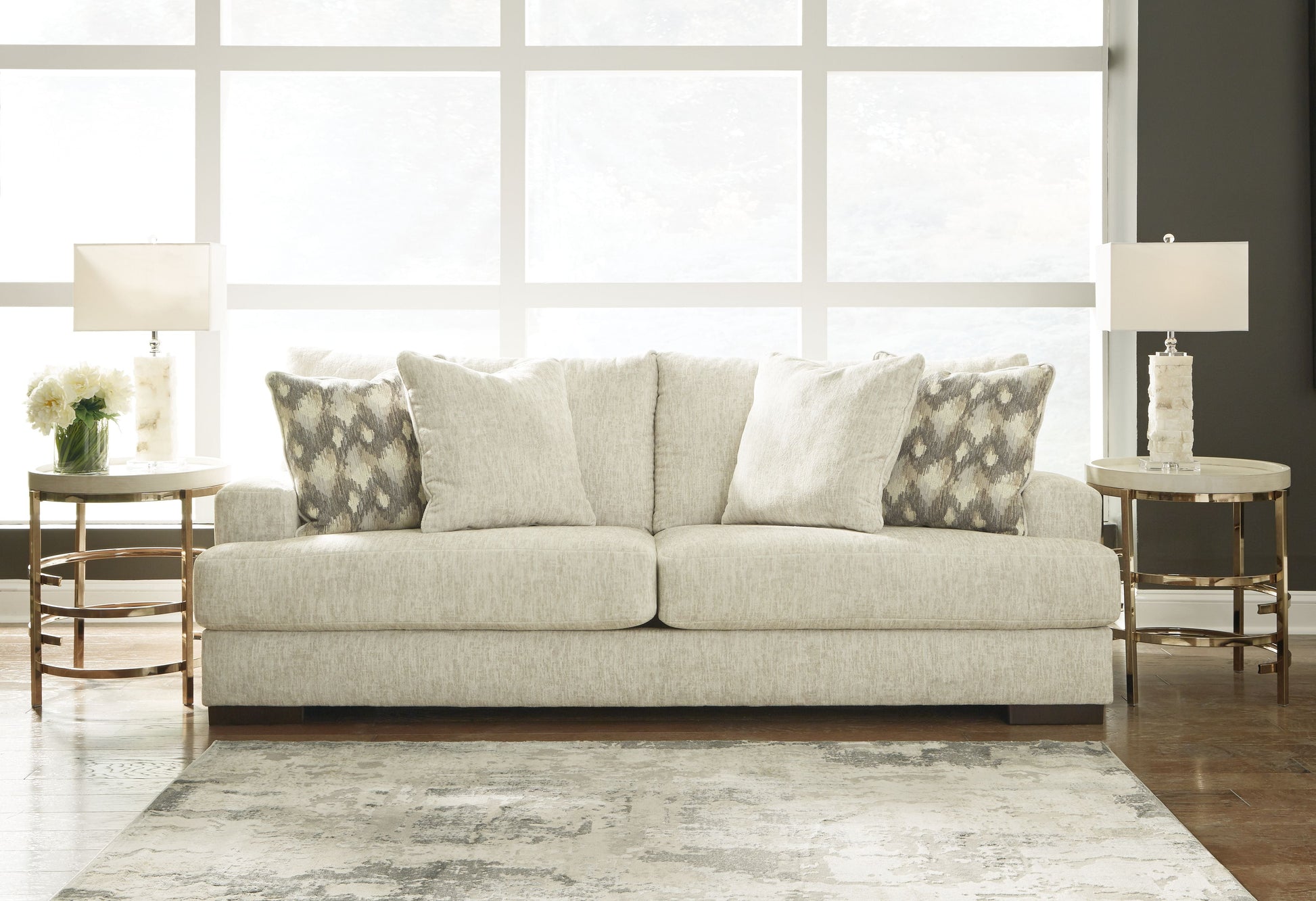 Signature Design by Ashley® Caretti - Parchment - Sofa | Meri Furniture