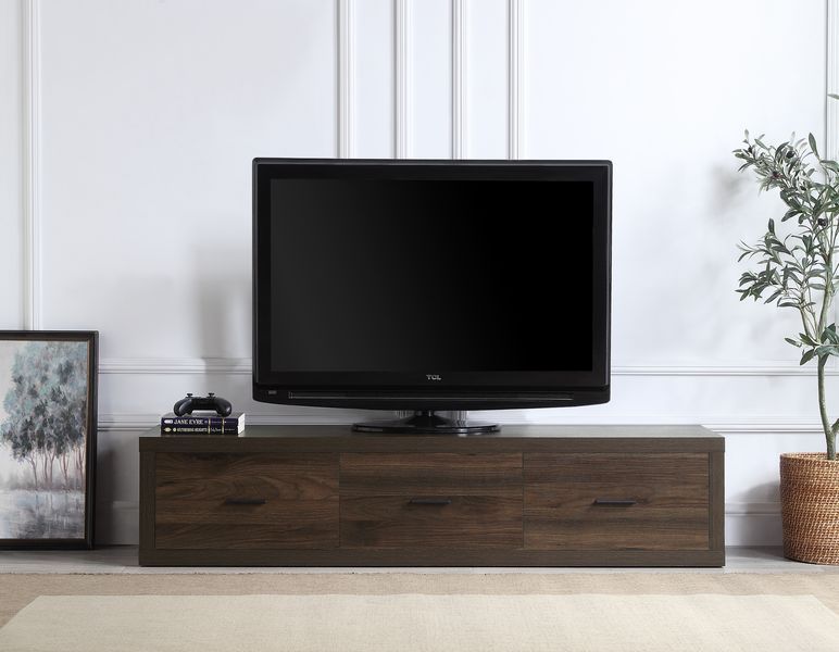 ACME Harel - TV Stand - Walnut Finish | Meri Furniture