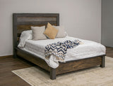 Blacksmith - Full Platform Bed - Truffle Brown / Oil Black