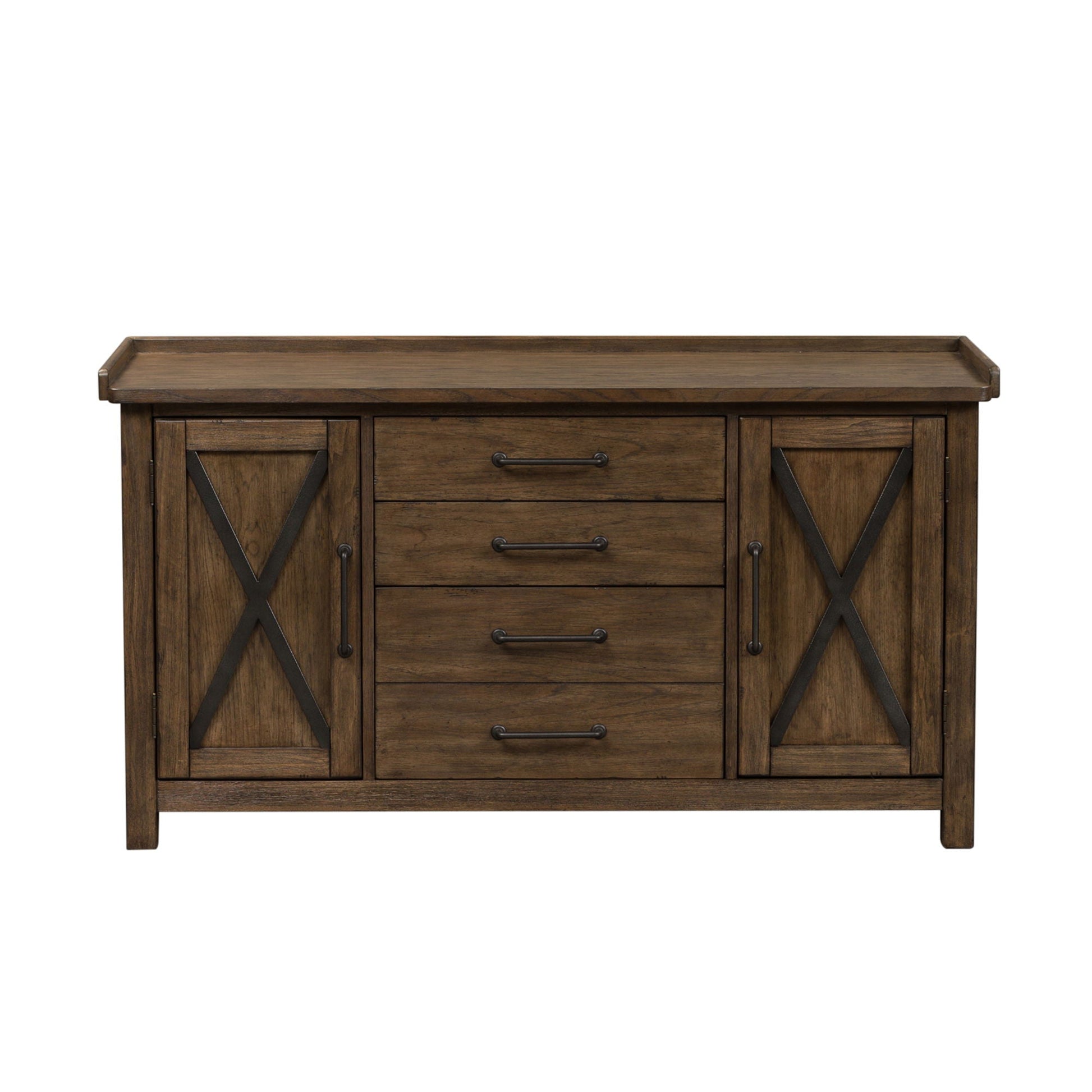 Liberty Furniture Sonoma Road - Small Credenza - Light Brown | Meri Furniture