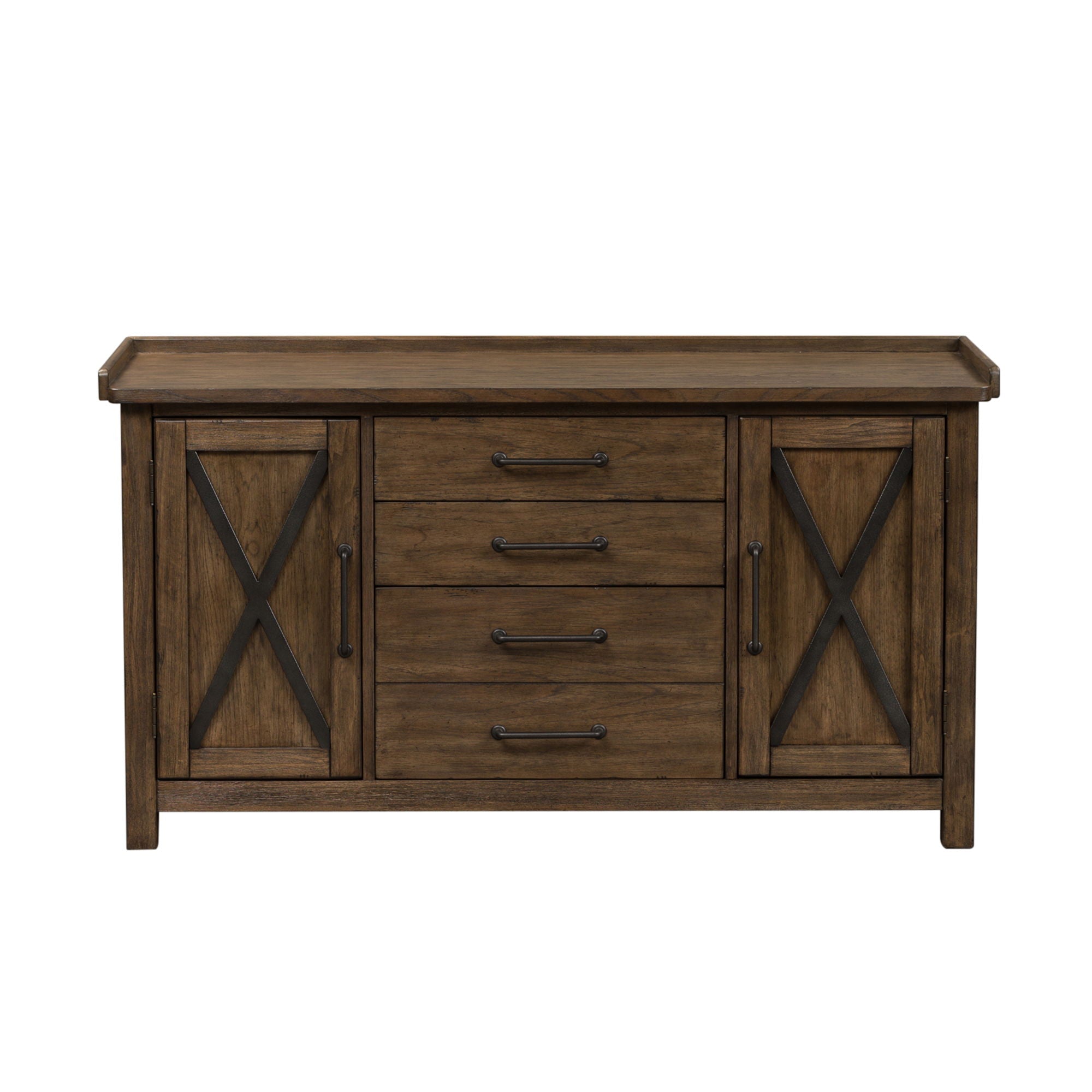 Liberty Furniture Sonoma Road - Small Credenza - Light Brown | Meri Furniture
