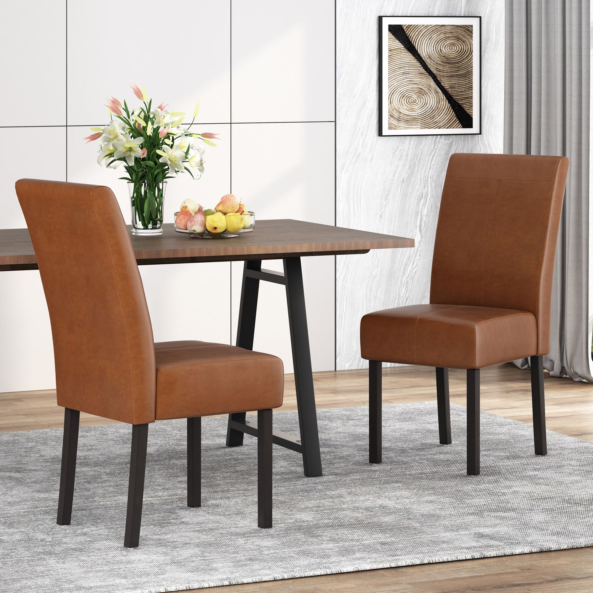 Pertica - Dining Upholstered Armless Chairs (Set of 2)