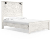 Signature Design by Ashley® Gerridan - Panel Bed With Sconces | Meri Furniture